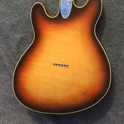Fender Starcaster 1975-76 Sunburst Flammed top SUPER! image 8