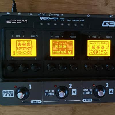 Zoom G3 compact multi-effects guitar processor / amp simulator image 1