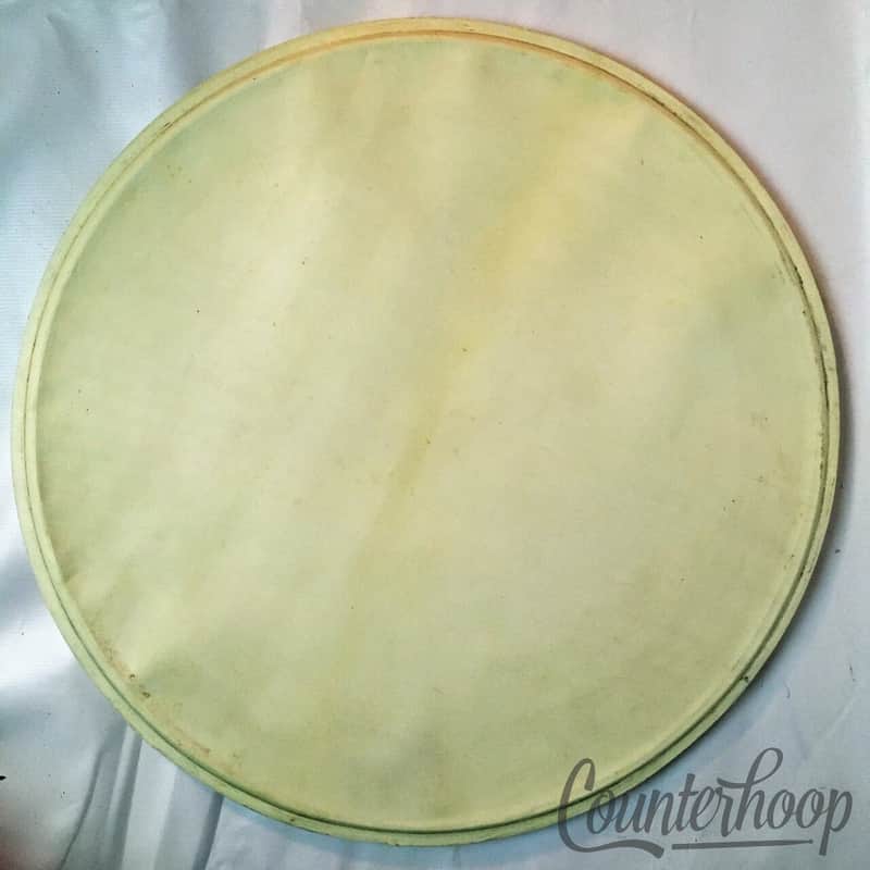 Gretsch 20" Calf Skin Bass Drum Batter Broadkaster Head Vintage 50s USA Calfskin image 1