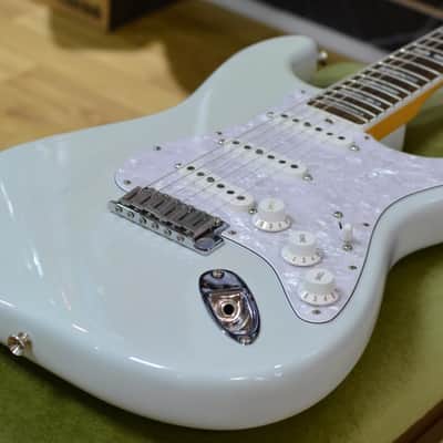 Fender Artist Kenny Wayne Shepherd Stratocaster Transparent Faded Sonic Blue Electric Guitar Case image 3