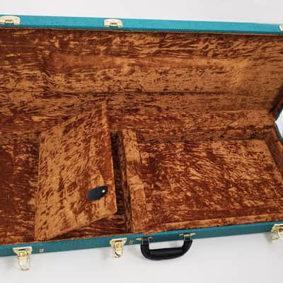 Headless Guitar Case for Agile or Strandberg Douglas EGC-450 HD Blue Tweed image 4