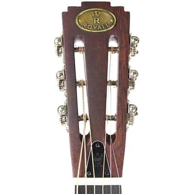 Royall Trifecta Distressed Copper Cutaway 14 Fret Left Handed Tricone Resonator image 12