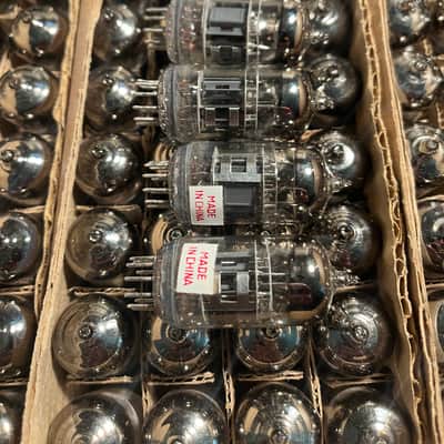 Brand New NOS Chinese 12AX7A / ECC83 / 7025 square foil getter - Shuguang 2000s - Fast Shipping! image 1