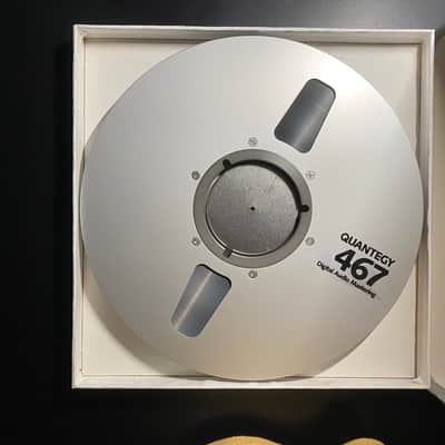 Quantegy 467 1/2" x 4800' Audio Mastering Tape Never Used 1999 - Silver image 3