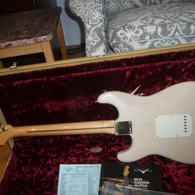 Fender Custom Shop 57 Stratocaster Relic 2019 - White Blonde image 3