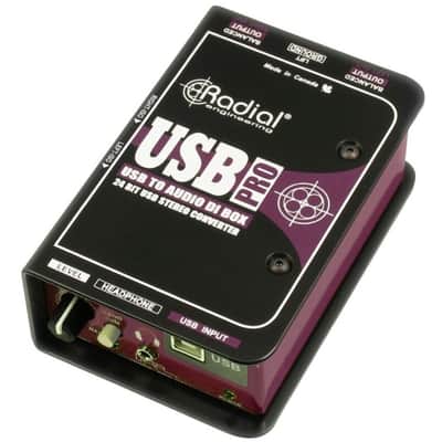 Radial USB-Pro Stereo USB Laptop DI, Open Box (Like New) image 2
