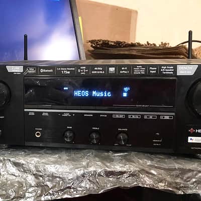 Denon DRA-800H 2.1-Channel 4K Ultra HD Hi-Fi Network Stereo Receiver with Wi-Fi, Bluetooth, HDR10, Apple AirPlay 2, HEOS, Phono & Voice Control + Remote Control & Power Cord *MINT!* Works Perfectly! image 7