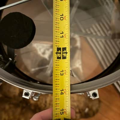 1970s Ludwig 6.5x14 Black Beauty Super Sensitive Snare Drum - READ DESCRIPTION image 12