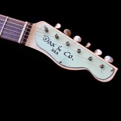 Dax&Co. Ironhorse Deluxe 2022 Aqua/Cream Guitar W/ Hardshell Case & COA! image 7