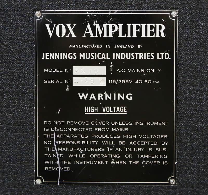 Vox AC-10 Twin 2-Channel 10-Watt 2x10" Guitar Combo 1962 - 1967 image 3