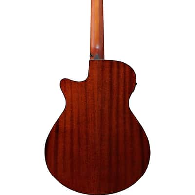 Ibanez AEG Series AEGB24E Acoustic Electric Bass Guitar Black High Gloss image 2