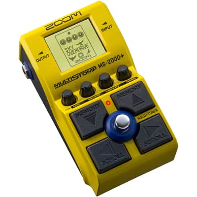 Zoom MS-200D+ MultiStomp Overdrive and Distortion Pedal with XCG-4 Classic Guitar Stand and Coiled Guitar Cable image 2
