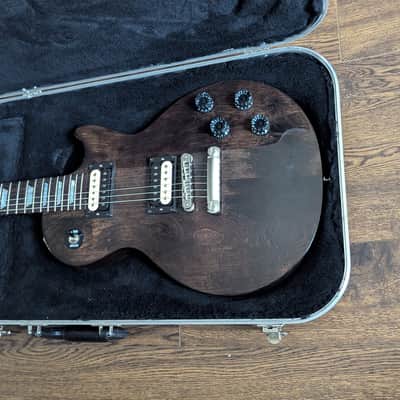 Immagine Gibson LPM 2015 16 - Trans Ebony Les Paul Guitar USA - 7