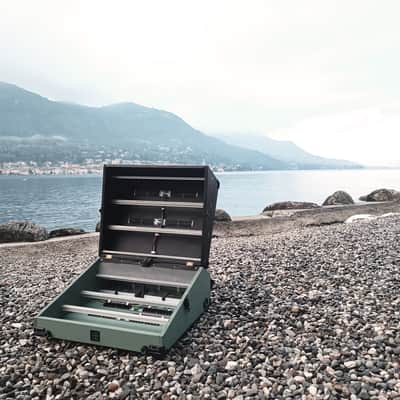 18U Eurorack Case Powered, 104 hp (or 84 or 126 hp) patched resealable, modular synthesizer synth image 14