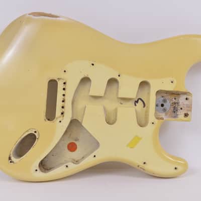 1978-1979 Fender Stratocaster BODY Olympic White 3-bolt 1970's Vintage 1975,1976,1977 image 5