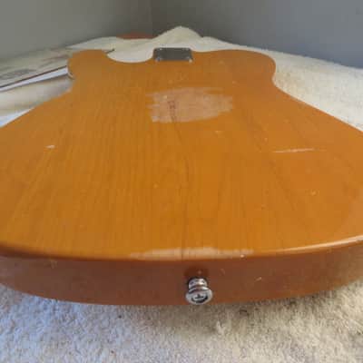 Telecaster style loaded body with tremlo Tele Tremlo loaded body unknown - butterscotch image 6