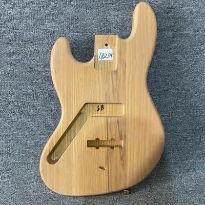 Left Ash Wood 4 String Jazz Bass Style Body image 1