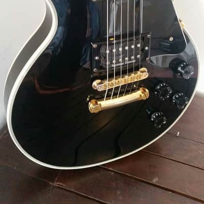 Epiphone Gibson Japan Les Paul Custom (JDM) LPC-80 1999 Black Gold image 8