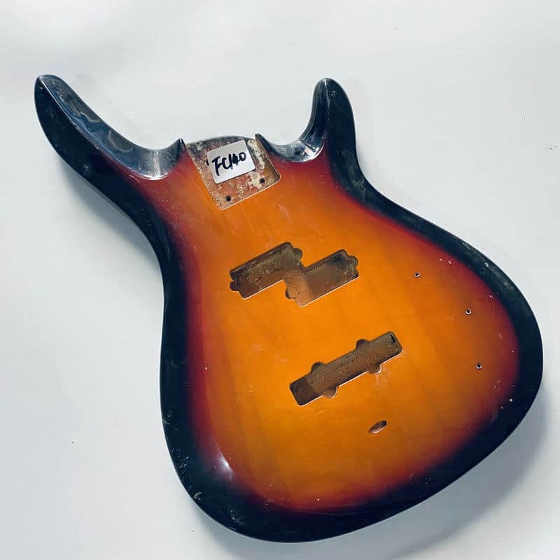 Sunburst Bass Guitar Basswood Body image 1