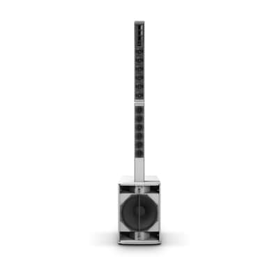 LD System MAUI 44 G2 W Cardioid powered Column Loudspeaker, White image 7