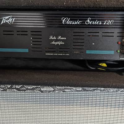 Peavey Classic 120 Tube Power Amp 1990s black image 1