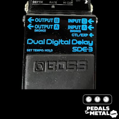 Boss SDE-3 Dual Digital Delay 2024 - Present - Black X13216 image 3