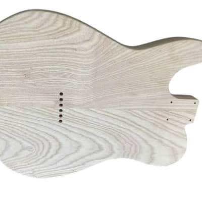Ash Wood Guitar Unfinished Telecaster Tele Style Body image 5
