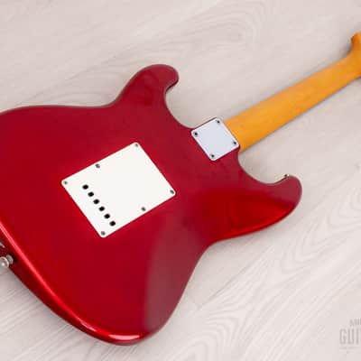 1983 Fender Stratocaster '62 Vintage Reissue JV ST62-65 Candy Apple Red 100% Original, Japan MIJ Fujigen image 13