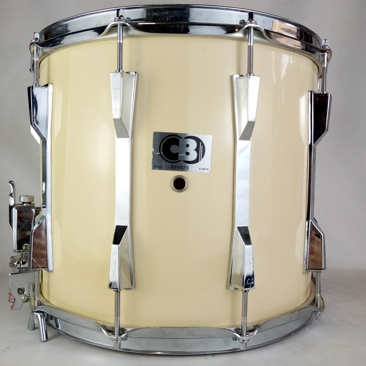 CB Drums 12x14" CB700 Parade Snare Drum Piano White Wrap - 3660 Kaman 8Ply 10Lug — main photograph