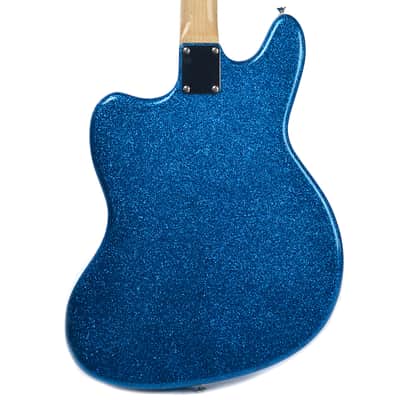 Bilt S.S. Zaftig Blue Metal Flake w/Lollar Regal Humbuckers image 3