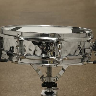 Peace 13x4 Metal Hammered Snare Drum - Metal image 4