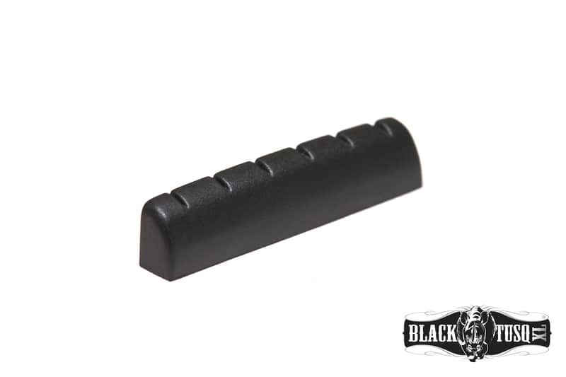 Graph Tech PT-6060-00 BLACK TUSQ XL 1-3/8" E-to-E Slotted Epiphone-Style Guitar Nut image 1
