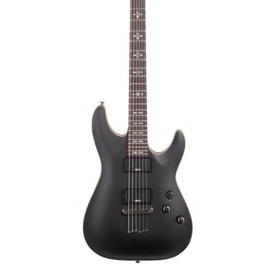 Schecter Demon 6 Electric Guitar Aged Black Satin image 2