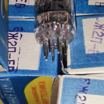 6J2P-EV 6AS6 5725 Strong Matched Pair Vintage Zhovten audio tubes NIB NOS image 13