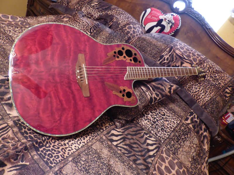 Ovation CC44-2WFB  Red image 1