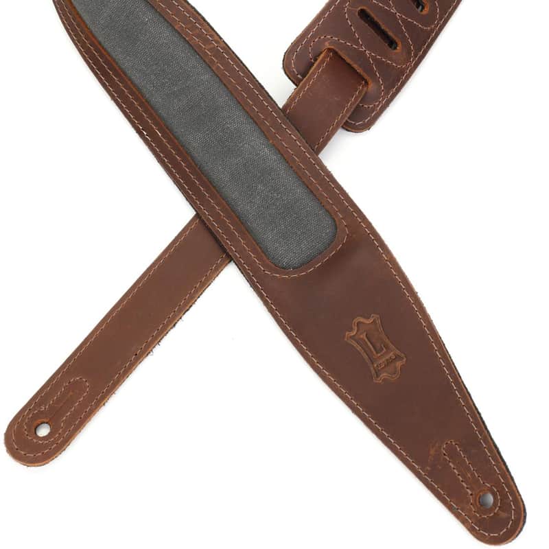 Photos - Guitar Strap Levy's   M317TRI-BRN-GRY Brown Grey  2023