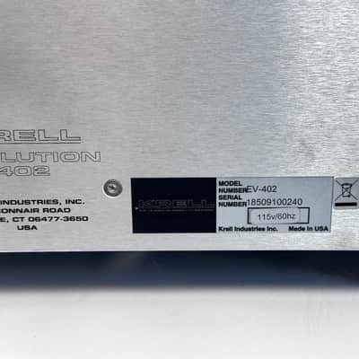 Krell Evolution EV 402 Stereo Power Amplifier image 8