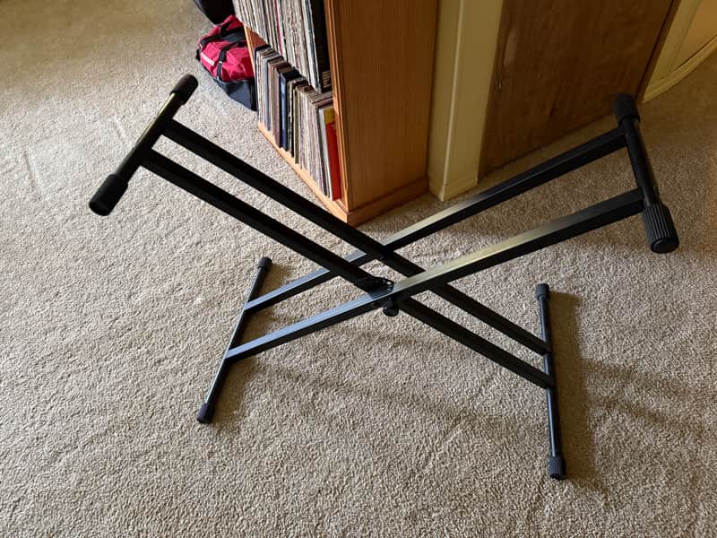 Yamaha PKBX2 Double Braced X-Style Keyboard Stand 2020s - Black image 1