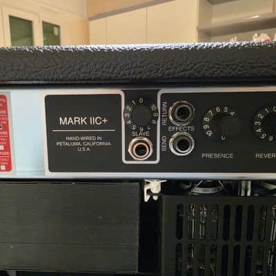 Mesa Boogie Mark IIC+ Reissue HRG 100-Watt Guitar Amp Head 2026 110v Usa image 10