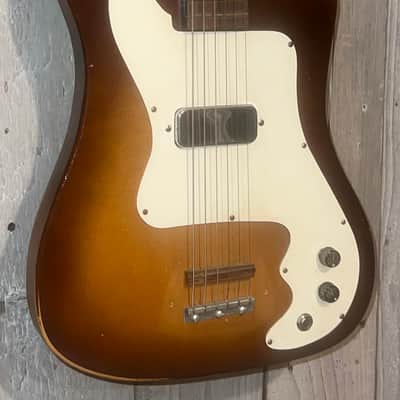 1960's Kay K100 Vanguard Single Pickup, Sunburst , Killer Retro Vintage Old Kay ! image 3