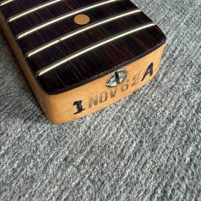 Vintage 1962 Fender Jaguar A Neck Original Frets & Bushings image 15