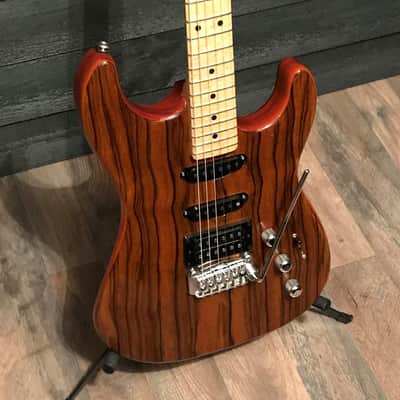 G&L Custom Legacy HB HSS RMC Black Limba Electric Guitar w/ Case B Stock image 2