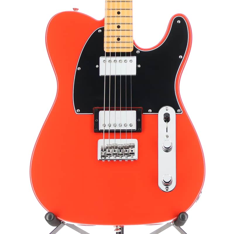 Fender Player II Telecaster HH, Maple Fingerboard, Coral Red (SR) (01364) image 1