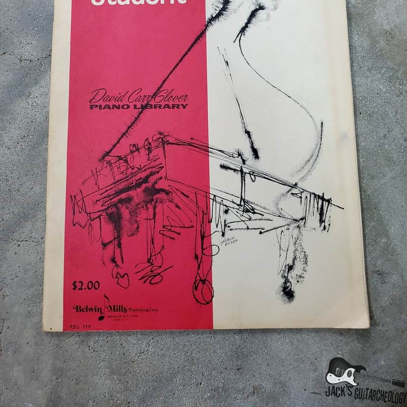 1967 Belwin Piano Course Book Paper