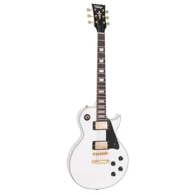Vintage Reissued V100AW Arctic White - Single Cut Electric Guitar image 1