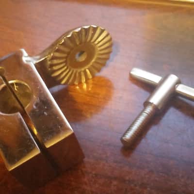 RARE VINTAGE Slingerland Gretsch Ludwig BOOM Cymbal Tom Stand  Accesory Mount RATCHET Wide CAMCO Wing Screw Bolt NO TARIFFS USA image 2