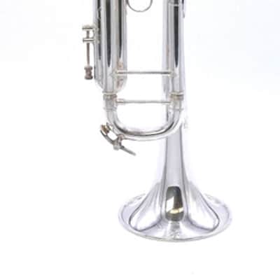 Pre-Owned Bach Stradivarius 43H/43 Trumpet in Silver Plate w/Heavyweight Bell! image 10