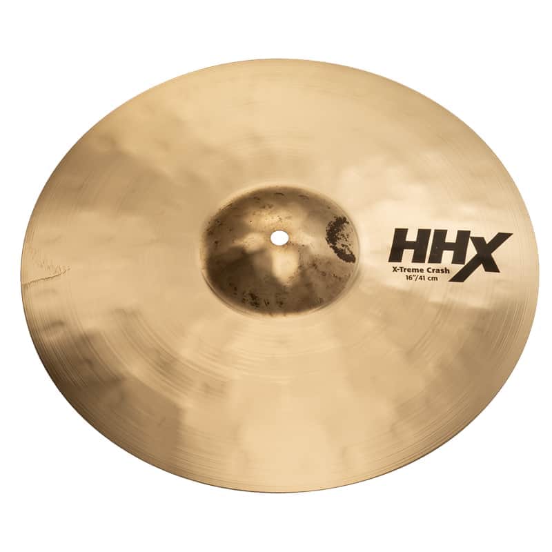 SABIAN 16" HHX X-Treme Crash Cymbal Brilliant Finish image 1