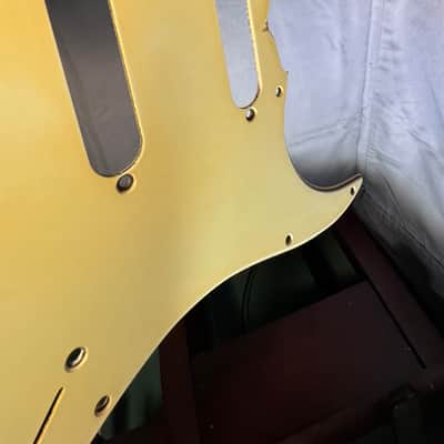 Fender Stratocaster Celluloid / Nitrate Pickguard USA Late 1959 thru 62 Mint Green 11 hole image 4