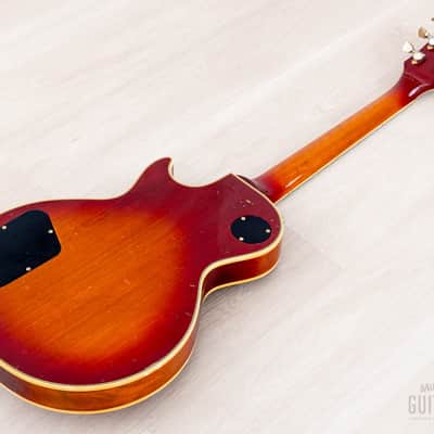 1983 Greco Mint Collection EGC68-50 Custom Cherry Sunburst w/ Screamin PAFs, Japan Fujigen image 13